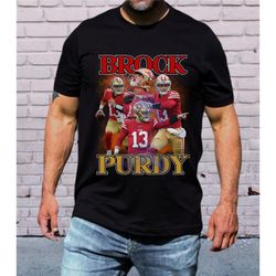 Brock Purdy Vintage Retro Style Bootleg T Shirt Unisex