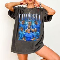 vintage dan campbell 90s graphic shirt, american football shirt, football fan shirt