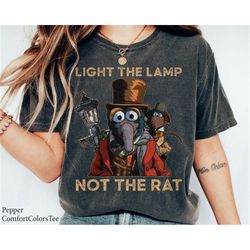 Light The Lamp Not The Rat Gonzo Vintage Retro Shirt Family Matching Walt Disney World Shirt Gift Ideas Men Women