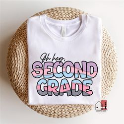 Oh hey, Second Grade Teacher Shirt, 2nd Grade Teacher Tee, Second Grade Teacher Shirts, Matching Teacher Tees, elementar