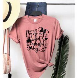 what a wonderful day minnie mouse disney vacation tee-shirt