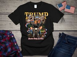Trump T-shirt, Greatest Rally Of All Time Tee, Donald Trump Political Shirt, Biker, Motorcycle, Mount Rushmore,American
