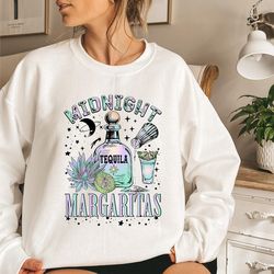 Midnight Margaritas Shirt, Tequila Shirt, Witchy Shirt, Midnight Margarita, Christmas Party Sweater, Gift For Witchy Wom