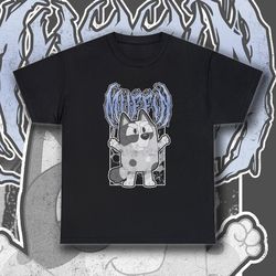 Bluey Muffin Kids Metal Shirt: Disney Goth Punk Tee Deathmetal Halloween, Cotton,