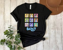 Bluey Shirt, Disney Shirt, Bluey Characters, Disney Trip Tee, Muffin Shirt, Bingo Shirt, Heeler Family Shirt, Bandit Shi
