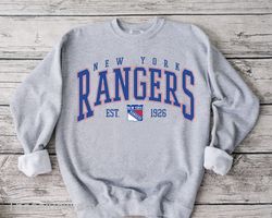 Vintage New York Rangers Sweatshirt, Rangers Unisex Tee, Vintage NHL Shirt, New York Hockey, Rangers Fans, Rangers Shirt