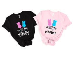 My Favorite Peeps Call Me Daddy Shirt, My Favorite Peeps Call Me Mommy Shirt, Easter Family Shirt, Easter Matching, East