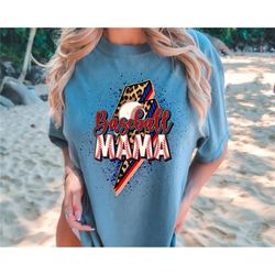 comfort colors leopard baseball mama shirt leopard print tee, cute baseball shirt, trendy mom clothing, stylish game day