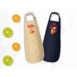 merry christmas and happy new year apron, new year kitchen decor, christmas gift for chef, new year party diner aprons,
