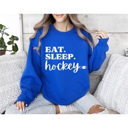 Women's Hockey Sweatshirt, Hockey Sweatshirt, Women's Hockey Long Sleeve,  Hockey Gifts, Hockey Mom, Hockey Mom Sweatshi