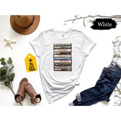 80's Rock Cassette Shirt, Vintage Music Band Shirt, Music Lover Shirt, Old School Music Band Shirt, Retro Cassette Tapes