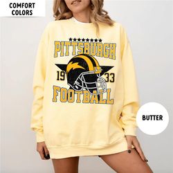 Comfort Colors Pittsburgh Football Sweatshirt, JJ Watt Football Sweatshirt, JJ Watt Shirt, Pittsburgh Sweatshirt, Pittsb