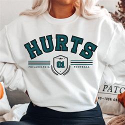 Jalen Hurts Sweatshirt, Jalen Hurts Shirt, Philadelphia Football Sweatshirt, Vintage Jalen Hurts Sweatshirt, Eagle Sweat