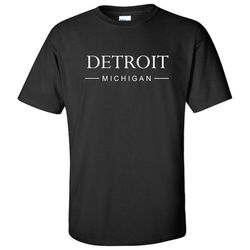 Detroit Michigan T-Shirt, Motor City, Hometown Tee, Gift, Men&39s Unisex T Shirt Tee Shirts S-2XL