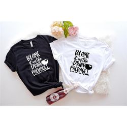Drink Package Shirt, Blame it On Drink Package, Cruise Shirts, Girls Cruise, Family Cruise, Cruise Vacation, Cruise Tops