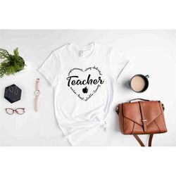 Teacher Compassionate Caring Dedicated T-Shirt, Teacher Shirt, Teacher's Day Gift, Gift For Teacher, Teacher Appreciatio