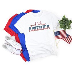 America Shirt, 4th Of July Shirt, Independence Day Shirt, God Bless America T shirt, American Shirt, Family Matching Shi