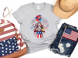 Mickey And Friends 4th Of July Shirt, Fourth of July Disney Trip,Happy 4th Of July Disney Shirt,Disney Independence Day,