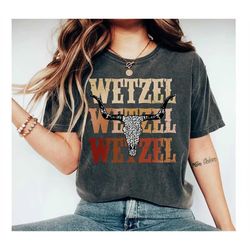 Wetzel Country Music Concert Shirt, Concert Outfit, Nashville Shirt, Western Graphic Tee, Western Clothes, Cowboy Shirt