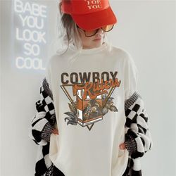 cowboy killers shirt, western graphic tee, cowgirl tee, oversized graphic tee, rodeo shirt, country music shirt, vintage