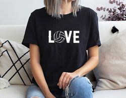 love volleyball shirt, volleyball player gift, volleyball mama shirt, sports shirt,game day tee, volleyball day, volleyb