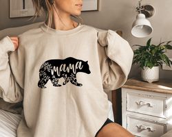 Mama Bear sweatshirt, Mothers Day Gift, Mama Bear Crewneck, Cute Mama Shirt, Mom Life Sweatshirt, New Mom Gift