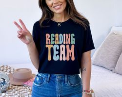 Reading Team Teacher Shirt, Reading Squad Shirt, Read Shirt, Book Shirt, Reading Shirt, Book Lover Shirt, Librarian Gift