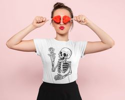 Skull With Rose Shirt, Skull and Roses Shirt, Skull Shirt, Skull and Roses Clipart, Skull Vector, Skull Cricut