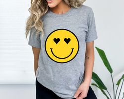 Smile Face Shirt,Minimalist Smile Face Shirt, Sleeve Smile Face Shirt, Think Positive Smile Face Shirt, Smile face Gift