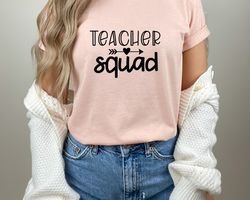 Teacher Squad Shirt, Home Schooling Tee, Teacher Team Shirt, Teacher TShirt, Computer Teacher Shirt, Teaching T Shirt, S