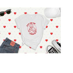 just the tip i promise shirt, funny cupid valentine, gift for her, funny valentine shirt, cupid gift for valentine, gift