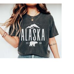 Alaska Shirt, Mountain Shirt, Outdoor Shirt, Vacation Shirt, Nature Shirt, Hiking Shirt, Alaska Gifts, Alaska Cruise Tsh