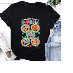 the amazing world of gumball watterson family stars t-shirt, the amazing world of gumball shirt, gumball shirt, cartoon