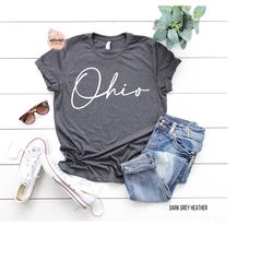 ohio shirt - ohio home shirt - buckeyes - ohio state - gift for women graphic tee -graphic tees for women -graphic tee t