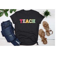 teach shirt, back to school teacher gift, teaching shirts, teacher shirt, field trip shirts for teachers, teach, back to