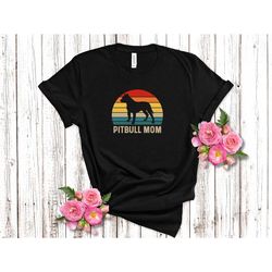 Pitbull Mom 2023, Mothers Day Gift, Mama Bear Gift,Gift For Mom,Baby Shower Gifts, Animal Natural Lover Shirt,Cute Mama