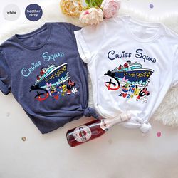 Disney Cruise Squad 2024 Shirt, Disney Cruise Shirt, Disney Family Trip 2024 Shirt, Mickey and Minnie Matching Shirt, Di