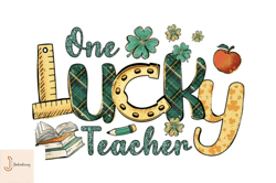 One Lucky Teacher Sublimation