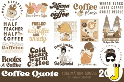 Coffee Quote Png Design Bundle