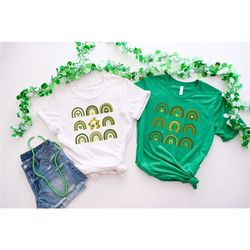 Cute St. Patricks Day T-Shirt,Lucky Shirt,Shamrock Shirt,Four Leaf Clover Shirt,Irish Day Gift Shirt,St Pattys Day Gift,