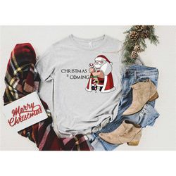 Christmas is Coming Shirt, Winter Is Coming Shirt, Christmas Shirt, Game of Christmas Shirt, Merry Christmas Shirt, Chri