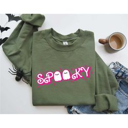 Pink Spooky Shirt, Spooky Doll Shirt, Funny Halloween graphic tee, Spooky Shirt, Womens Halloween Shirt