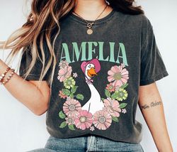 Amelia Floral Retro Shirt, The Aristocats T-shirt, Disney Aristocat Shirt, Disney Cat Tee Gift Ideas For Men Women Cat L