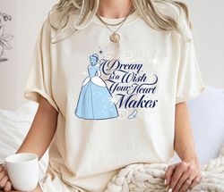 Cinderella Shirt, A Dream Is A Wish T-Shirt, Disney Princess Tee, Family Vacation, Disneyland Trip