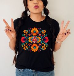 mexican floral shirt,mexican heritage shirt,mexican shirts,latina shirts,mexicana shirt,mexican gift,dia de la madre shi