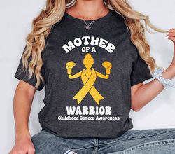 mother of a warrior shirt,childhood cancer ribbon shirt,fight against childhood cancer,childhood cancer awareness month,