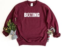 boxing sweatshirt, boxing lover gift, boxing sweater, boxing lover crewneck, boxer pullover, gift for boxer