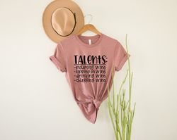 Wine Talents Unisex Shirts, Wine Shirts, Wine Lovers, Summer Tees, Birthday Gift Ideas for Best Friends, Girl Friends, W