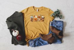 Fall Coffee Shirt, Pumpkin Spice Shirt, Fall Shirt, Shirt for Women, Pumpkin Lover, Fall Shirt, Boho Fall Shirt, Boho Fa