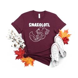 snaxolotl cute shirt, funny axolotl shirt, axolotl maman shirt, axolotl love gift, axolotl papa shirt, axolotl shirt, ax
